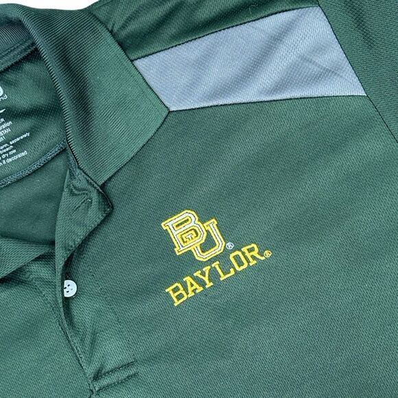 Old Varsity Brand Baylor University Embroidered Golf Polo Shirt - Size 2X - Picture 2 of 4